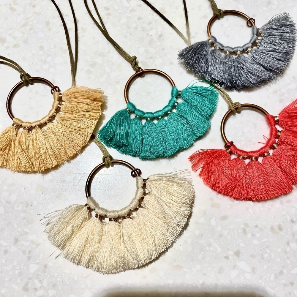 85$+ Orders Free Gift 🎁 Fringe necklaces for all 85$ + orders join the magic